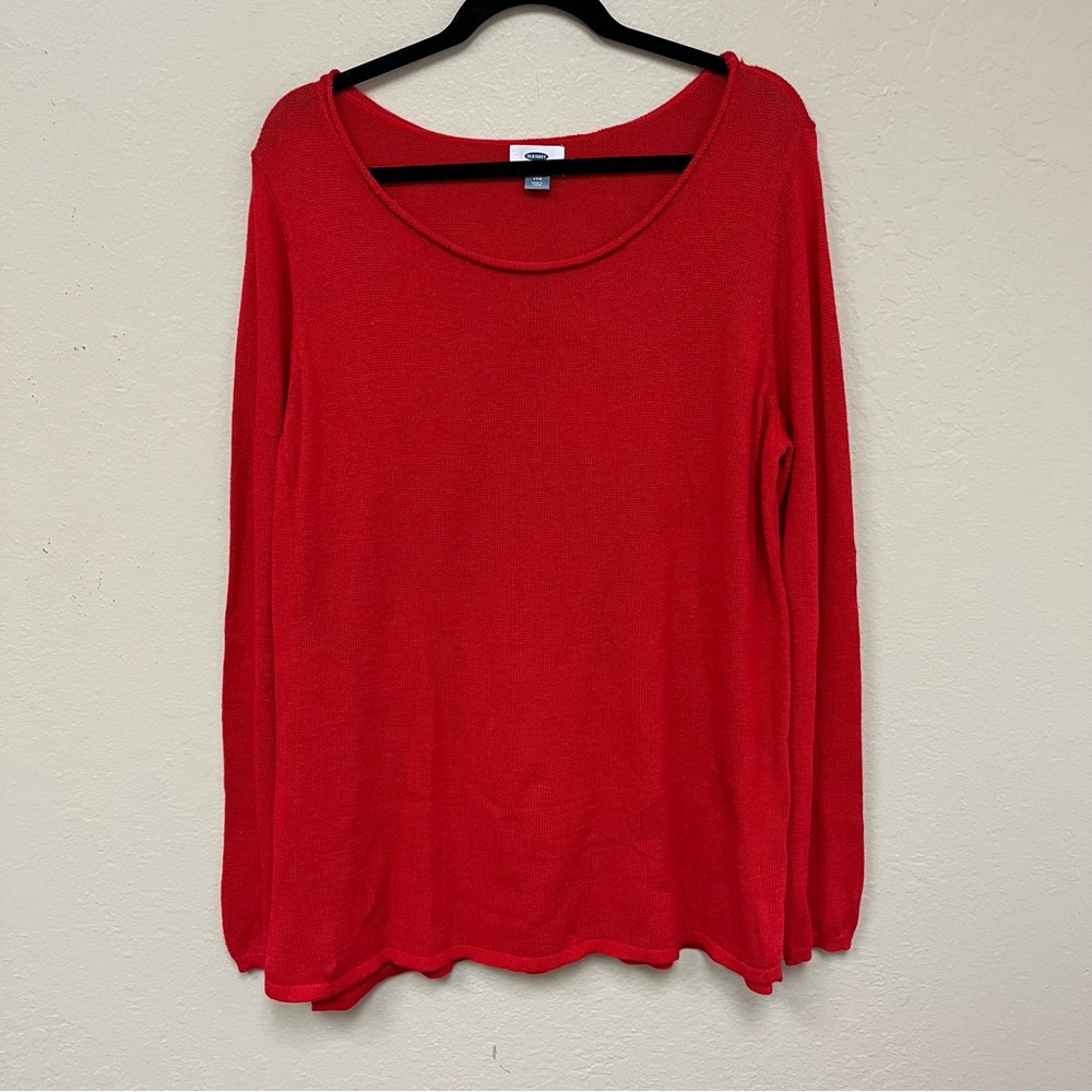 Old Navy red casual sweater XXL